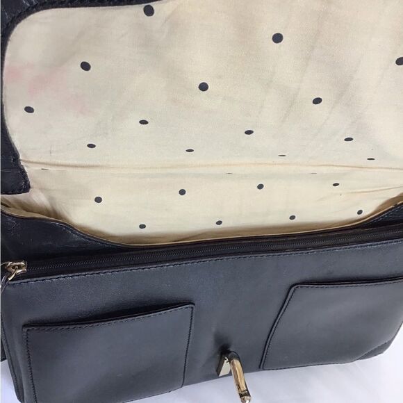 Kate Spade Gavin Black Leather Shoulder Bag - Picture 15 of 16